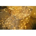 Modee Lighting Χριστουγεννιάτικα Λαμπάκια LED Τύπου Berry με Τροφοδοτικό (100LED/10m/10cm) Θερμό Λευκό
