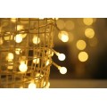 Modee Lighting Χριστουγεννιάτικα Λαμπάκια LED Τύπου Berry με Τροφοδοτικό (100LED/10m/10cm) Θερμό Λευκό