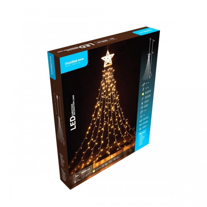 Modee Lighting LED Χριστουγεννιάτικος Διακοσμητικός Φωτισμός με Αντάπτορα C3000 (300LED/3m) Θερμό Modee Lighting LED Χριστουγεννιάτικος Διακοσμητικός Φωτισμός με Αντάπτορα C3000 (300LED/3m) Θερμό