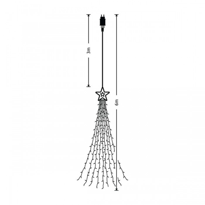 Modee Lighting LED Χριστουγεννιάτικος Διακοσμητικός Φωτισμός με Αντάπτορα C3000 (300LED/3m) Θερμό Modee Lighting LED Χριστουγεννιάτικος Διακοσμητικός Φωτισμός με Αντάπτορα C3000 (300LED/3m) Θερμό