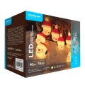 Modee Χριστουγεννιάτικα Διακοσμητικά Φωτάκια LED Μπαταρίας (10LED/120cm/10cm) Θερμό Λευκό Modee Χριστουγεννιάτικα Διακοσμητικά Φωτάκια LED Μπαταρίας (10LED/120cm/10cm) Θερμό Λευκό