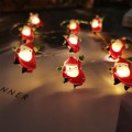Modee Χριστουγεννιάτικα Διακοσμητικά Φωτάκια LED Μπαταρίας (10LED/120cm/10cm) Θερμό Λευκό