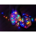Modee Lighting Χριστουγεννιάτικα Λαμπάκια LED Τύπου Berry με Βύσμα (100LED/10m/10cm) Πολύχρωμα