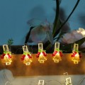 Modee Χριστουγεννιάτικα Διακοσμητικά Φωτάκια LED με Μπαταρία & Κλιπ (10LED/120cm/10cm) Θερμό Λευκό Modee Χριστουγεννιάτικα Διακοσμητικά Φωτάκια LED με Μπαταρία & Κλιπ (10LED/120cm/10cm) Θερμό Λευκό
