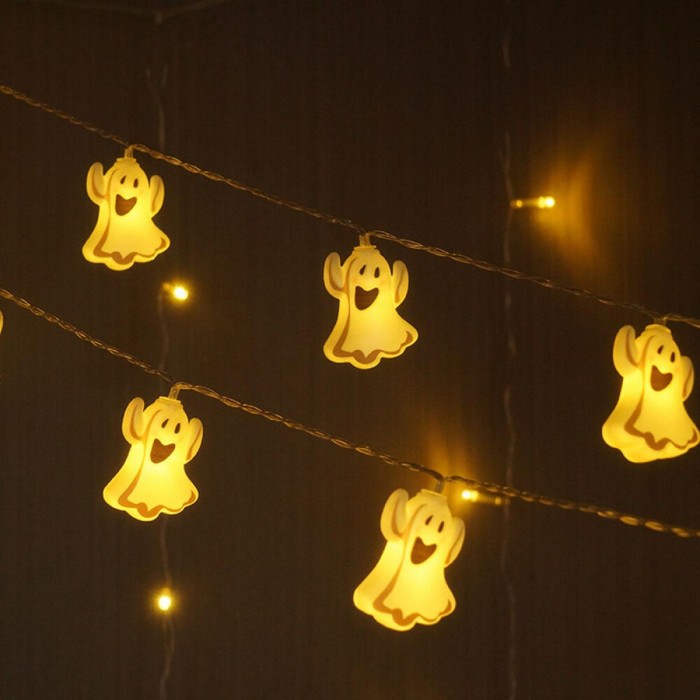 Διακοσμητική Γιρλάντα LED Modee Halloween με Φαντάσματα (165cm/15cm) – Θερμό Λευκό Διακοσμητική Γιρλάντα LED Modee Halloween με Φαντάσματα (165cm/15cm) – Θερμό Λευκό