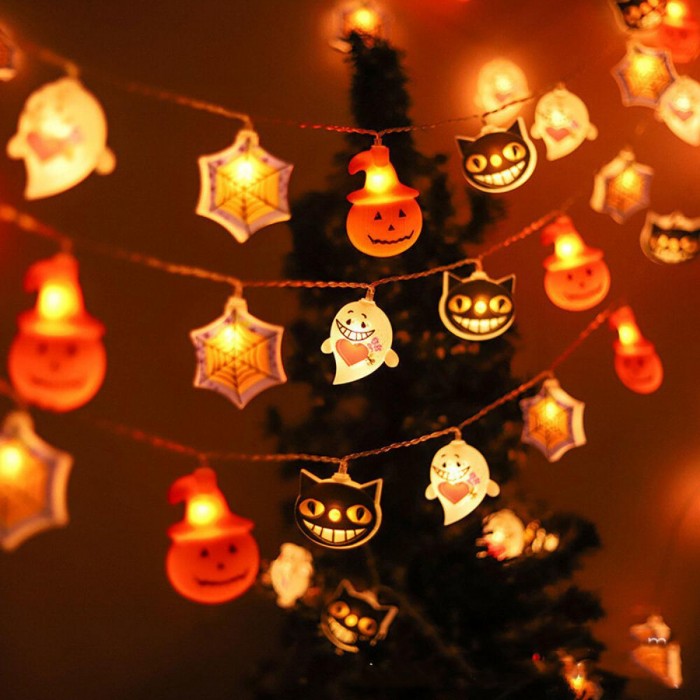 Διακοσμητική Γιρλάντα LED Modee Halloween με Μοτίβο Τεράτων (165cm/15cm) – Θερμό Λευκό Φως Διακοσμητική Γιρλάντα LED Modee Halloween με Μοτίβο Τεράτων (165cm/15cm) – Θερμό Λευκό Φως
