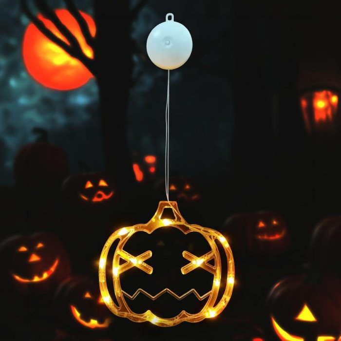 Διακοσμητικό Παραθύρου Modee Halloween LED Jack-o'-Lantern (Υ21x20mm) Διακοσμητικό Παραθύρου Modee Halloween LED Jack-o'-Lantern (Υ21x20mm)