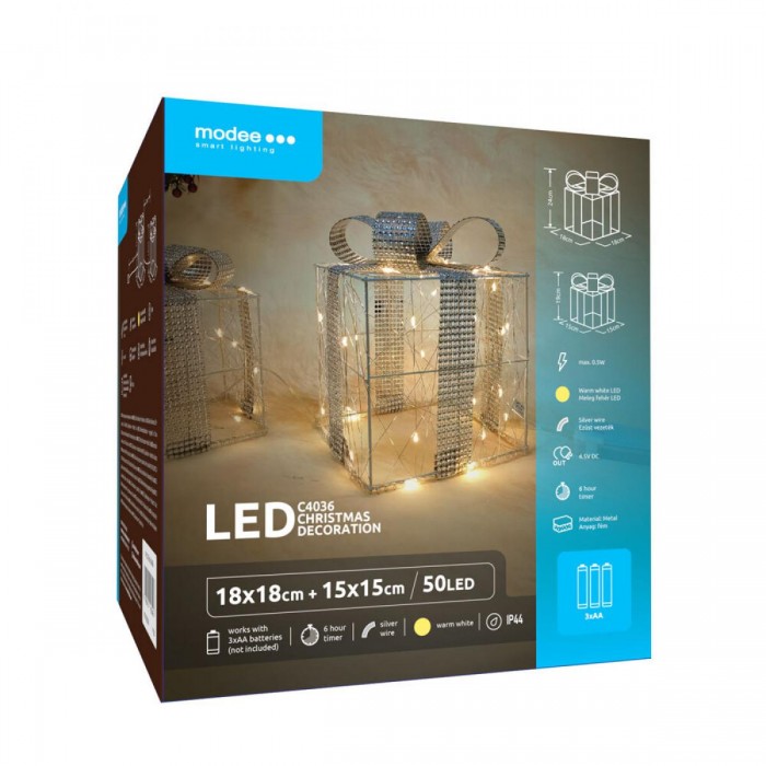 Modee Χριστουγεννιάτικη διακόσμηση LED με μπαταρία C4036 (50 LED) Ζεστό λευκό Modee Χριστουγεννιάτικη διακόσμηση LED με μπαταρία C4036 (50 LED) Ζεστό λευκό