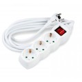 Technik Πολύπριζο 3 Θέσεων 3x1,5mm 3m με Διακόπτη