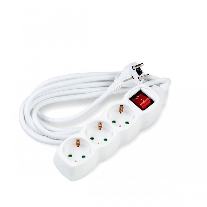 Technik Πολύπριζο 3 Θέσεων 3x1,5mm 3m με Διακόπτη