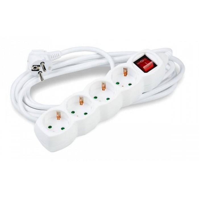 Technik Πολύπριζο 4 Θέσεων 3x1,5mm 3m με Διακόπτη Technik Πολύπριζο 4 Θέσεων 3x1,5mm 3m με Διακόπτη