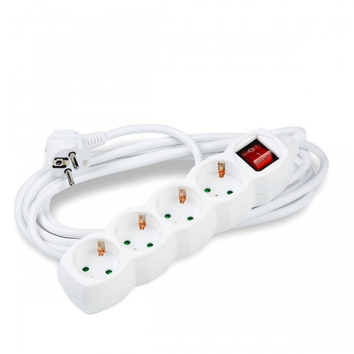 Technik Πολύπριζο 4 Θέσεων 3x1,5mm 5m με Διακόπτη Technik Πολύπριζο 4 Θέσεων 3x1,5mm 5m με Διακόπτη