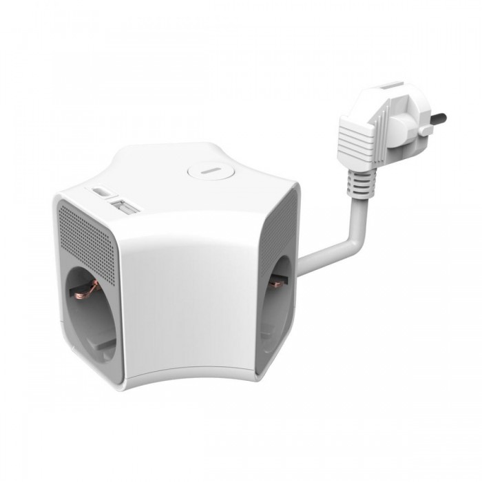 Technik Professional Στρογγυλό Πολύπριζο 3 Θέσεων 1,4m + USB-A + USB-C 16A Technik Professional Στρογγυλό Πολύπριζο 3 Θέσεων 1,4m + USB-A + USB-C 16A
