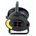 Technik Professional Στροφείο 4 Θέσεων 25m 1,5mm2 Μαύρο Technik Professional Στροφείο 4 Θέσεων 25m 1,5mm2 Μαύρο