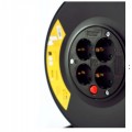 Technik Professional Στροφείο 4 Θέσεων 25m 1,5mm2 Μαύρο Technik Professional Στροφείο 4 Θέσεων 25m 1,5mm2 Μαύρο