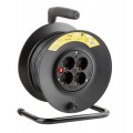 Technik Professional Στροφείο 4 Θέσεων 25m 1,5mm2 Μαύρο Technik Professional Στροφείο 4 Θέσεων 25m 1,5mm2 Μαύρο