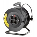 Technik Professional Στροφείο 4 Θέσεων 50m 1,5mm2 Μαύρο
