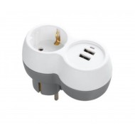 Technik Professional Πρίζα 1 Θέση + 2 USB-A 16A