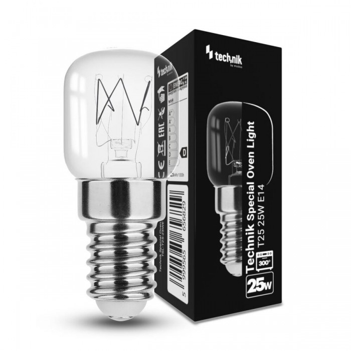 Technik Ειδικός Λαμπτήρας Φούρνου T25 25W E14 Technik Ειδικός Λαμπτήρας Φούρνου T25 25W E14