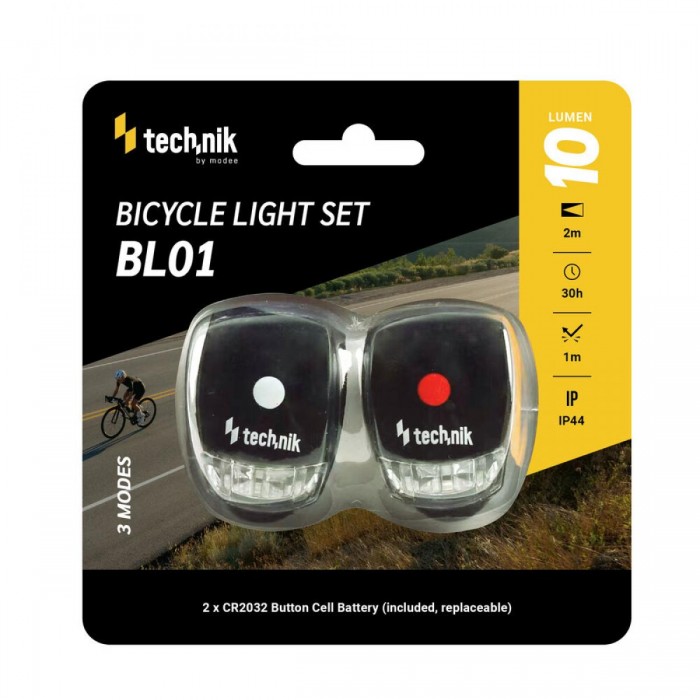 Technik  Σετ Φώτα Ποδηλάτου Σιλικόνης