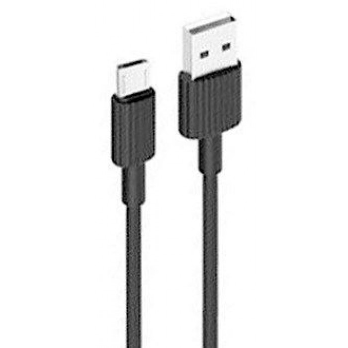 Καλώδιο Φόρτισης USB TypeA Σε Micro USB 2.4A 1m Μαύρο NB156 XO