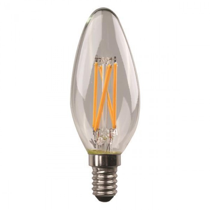 Eurolamp - Λάμπα Led, E14, 6.5W, 3000K, 806lm, κερί, Dimmable
