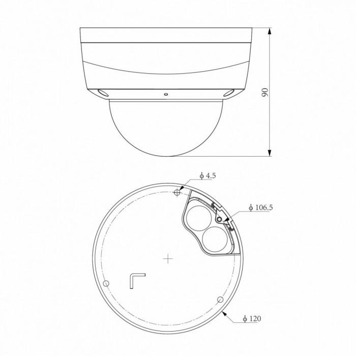 2MP Fixed IR Wi-Fi Dome Camera Spec: I3/Y/WIFI/2.8mm/V4.0 2MP Fixed IR Wi-Fi Dome Camera Spec: I3/Y/WIFI/2.8mm/V4.0