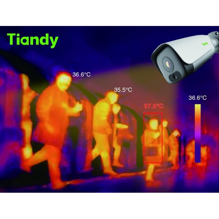 Tiandy 4MP Θερμική Κάμερα και Optical Bi-spectrum με φωνητική προειδοποίηση Spec: I5/E/T/4mm Tiandy 4MP Θερμική Κάμερα και Optical Bi-spectrum με φωνητική προειδοποίηση Spec: I5/E/T/4mm