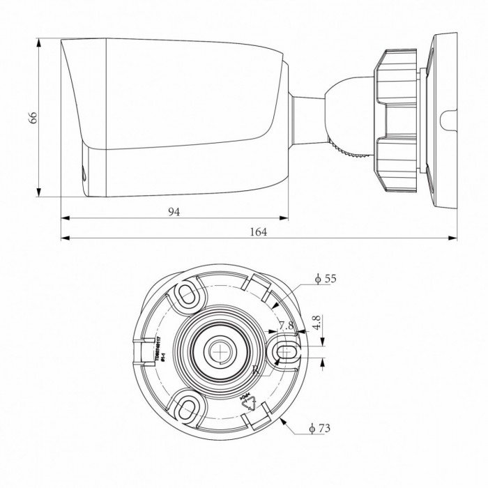 4MP Bullet Camera TRI-LIGHT με φακό 2.8mm 4MP Bullet Camera TRI-LIGHT με φακό 2.8mm
