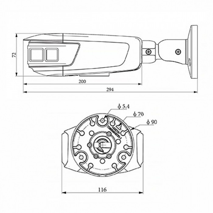 8MP Fixed Polar Day Panoramic Camera Spec:W/E/Y/S/H/2.8mm