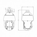 2MP 23xZoom Starlight IR PTZ κάμερα Spec: Spec: 23X/I/E/C/V3.0
