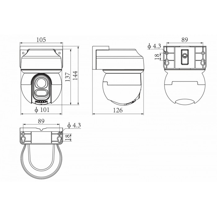 3MP Fixed Color Maker Wi-Fi PT Camera 3MP Fixed Color Maker Wi-Fi PT Camera