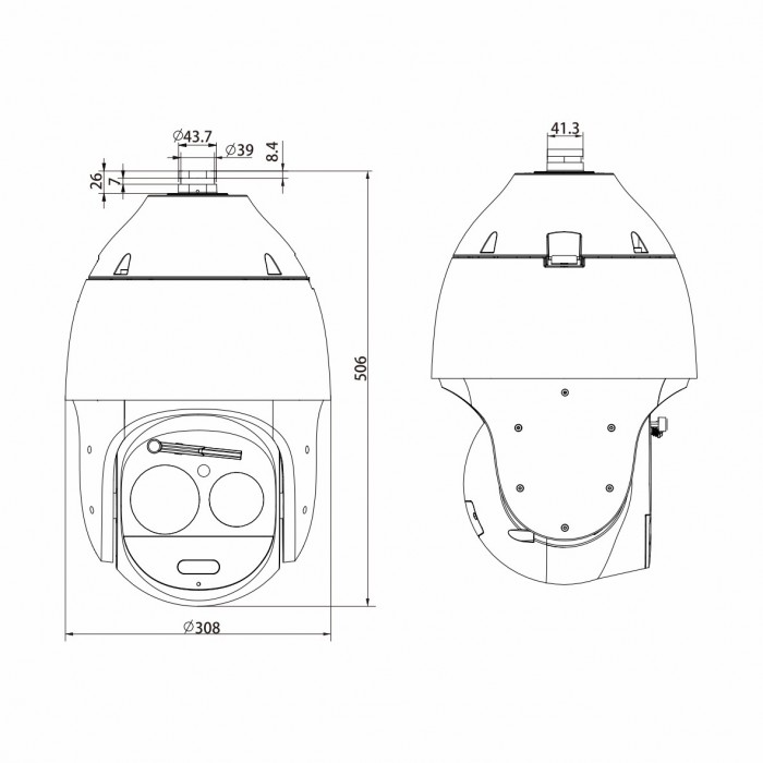 Thermal & Optical Bi-spectrum AI PTZ Camera