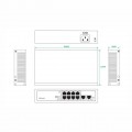 POE SWITCH 8CH Spec:F/0820/AT/90