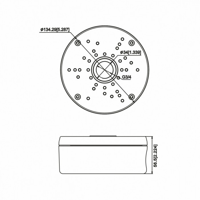 Βάση για VU-BULLET-5AI-THERMAL Βάση για VU-BULLET-5AI-THERMAL