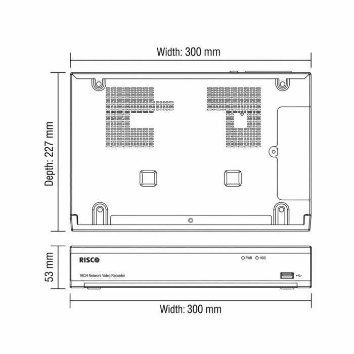16CH 4K H.265+ NVR 16CH 4K H.265+ NVR