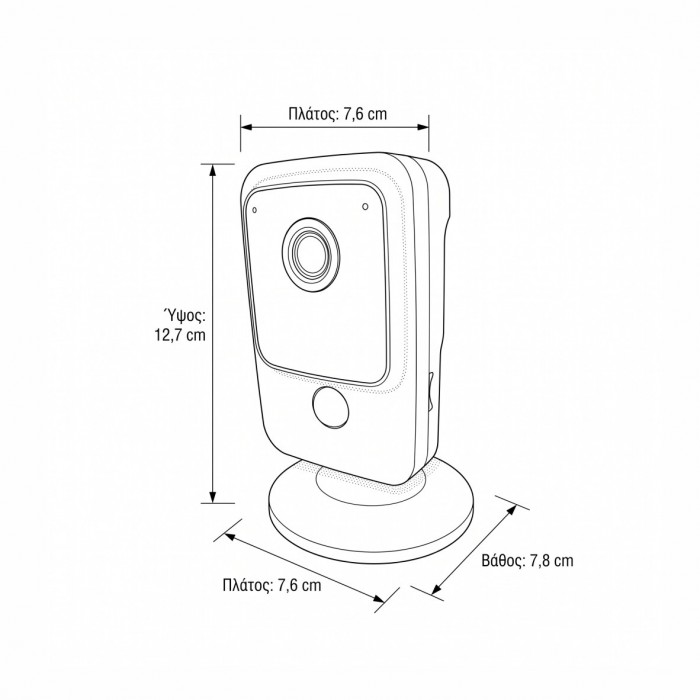 2MP WiFi Cube Κάμερα 2MP WiFi Cube Κάμερα