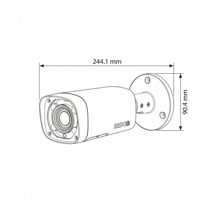4MP Varifocal PoE Bullet Κάμερα