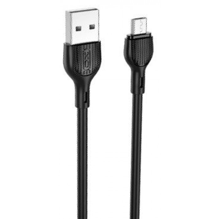 Καλώδιο Φόρτισης USB TypeA Σε Micro USB 2.1A 1m Μαύρο NB200 XO