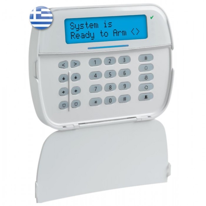 DSC - HS2LCDRF8E6 N Πληκτρολόγιο με Οθόνη LCD και ενσωματωμένο ασύρματο δέκτη.