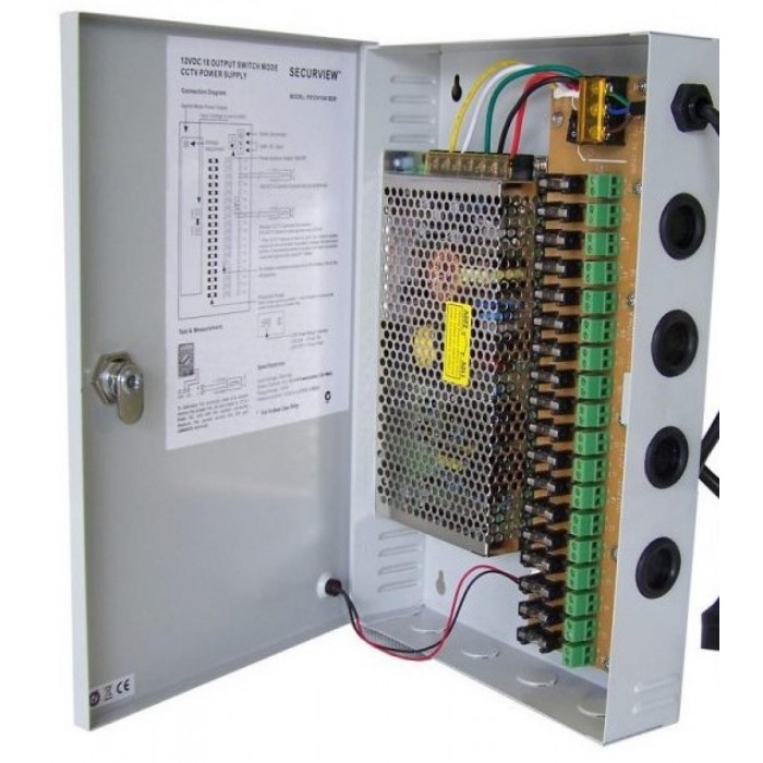 SPARK - PSU 1218C Πίνακας τροφοδοσίας 12V 20A