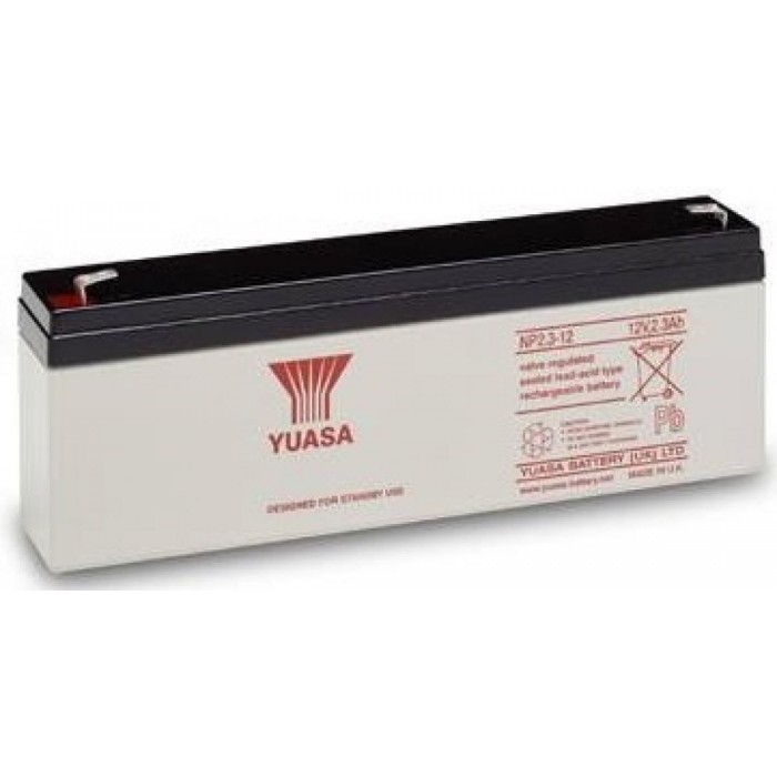 YUASA - BATTERY 12V 2.3AH Επαναφορτιζόμενη μπαταρία 12V / 2,3Ah. YUASA - BATTERY 12V 2.3AH Επαναφορτιζόμενη μπαταρία 12V / 2,3Ah.