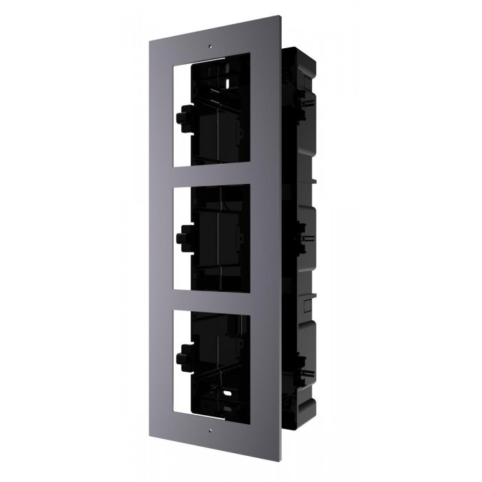 HIKVISION - DS-KD-ACF3 Μεταλλική βάση 3 θέσεων για χωνευτή τοποθέτηση.