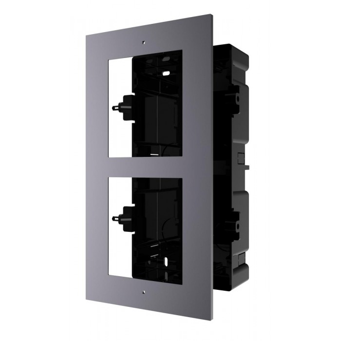 HIKVISION - DS-KD-ACF2 Μεταλλική βάση 2 θέσεων για χωνευτή τοποθέτηση.
