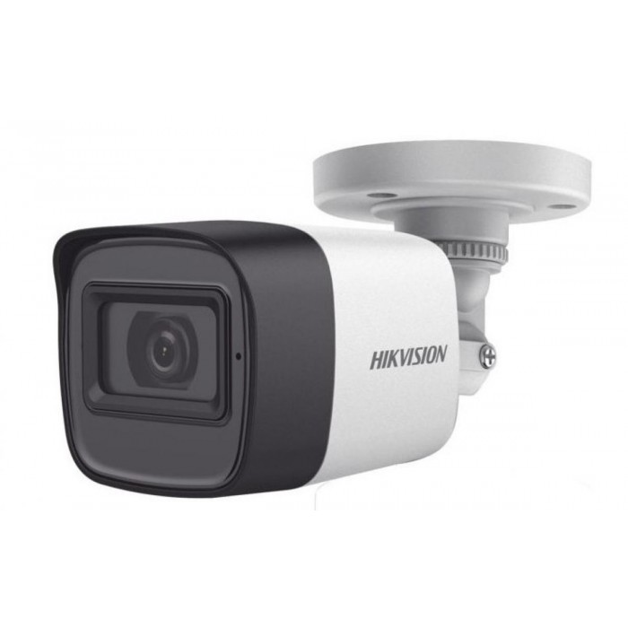 HIKVISION - DS-2CE16D0T-ITFS Κάμερα Mini Bullet 2MP, με φακό 2.8mm, IR30m και ενσωματωμένο μικρόφωνο.