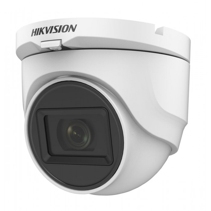 HIKVISION - DS-2CE76D0T-ITMFS Κάμερα Dome 2MP, με φακό 2.8mm, IR30m και ενσωματωμένο μικρόφωνο. Μεταλλική κατασκευή.