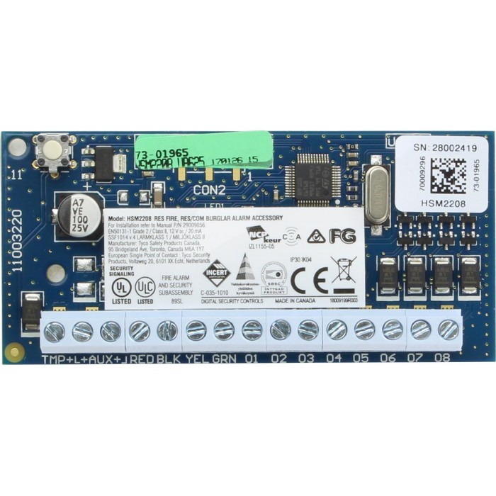 DSC - HSM2208 Ενσύρματη επέκταση 8 προγραμματιζόμενων εξόδων.