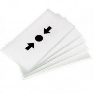 FIRECLASS - SPARE GLASS FOR MCP CALLPOINTS (515.001.119) (ΠΑΚ.5ΤΕΜ) Ανταλλακτικό γυαλί για Manual Call Point.