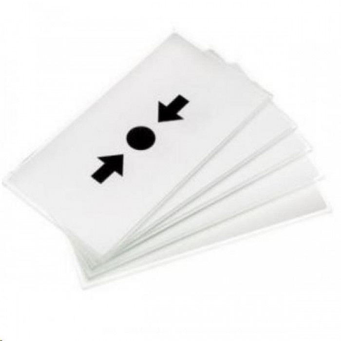 FIRECLASS - SPARE GLASS FOR MCP CALLPOINTS (515.001.119) (ΠΑΚ.5ΤΕΜ) Ανταλλακτικό γυαλί για Manual Call Point.