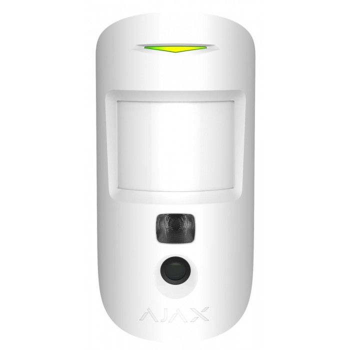 AJAX - MOTION CAM WHITE Ασύρματος ανιχνευτής κίνησης με ενσωματωμένη κάμερα, σε λευκό χρώμα. AJAX - MOTION CAM WHITE Ασύρματος ανιχνευτής κίνησης με ενσωματωμένη κάμερα, σε λευκό χρώμα.